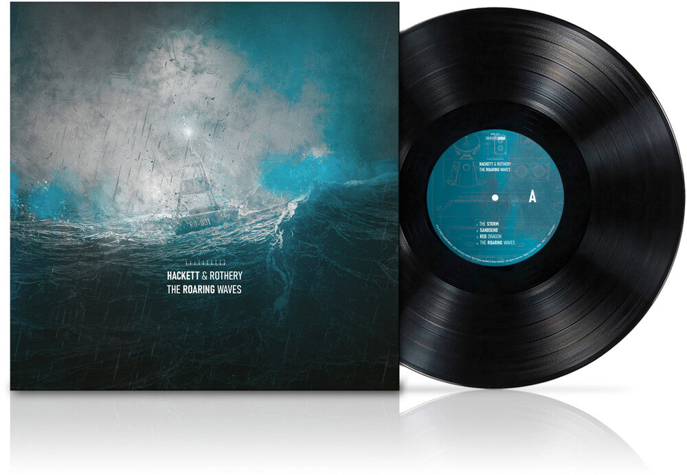 the album cover for Steve Hackett & Steve Rothery - The Roaring Waves [180g]