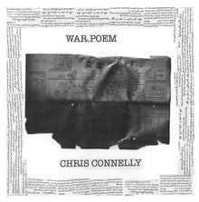 the album cover for Chris Connelly - War Poem