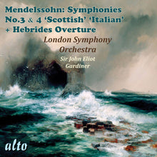 the album cover for London Symphony Orchestra - Mendelssohn: Syms Nos. 3 & 4 Hebrides Overture