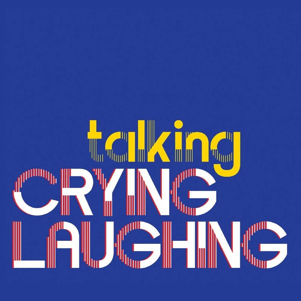 the album cover for Crying Laughing - Talking - Red & White Split Cassette (Colc) (Red)