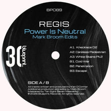 the album cover for Regis - Power Is Neutral (Mark Broom Edits) (Ep)