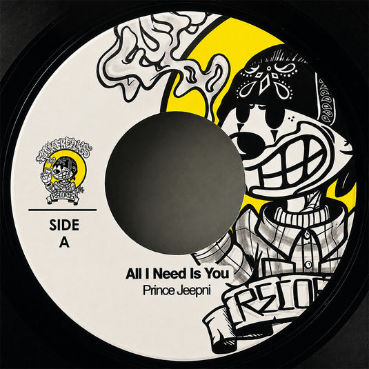 the album cover for Prince Jeepni - All I Need Is Your Love B/W Psycho For Your Love