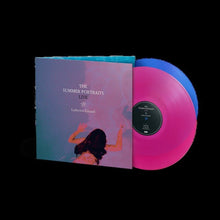 the album cover for Ludovico Einaudi - The Summer Portraits: Live [Transparent Blue/Transparent Pink]