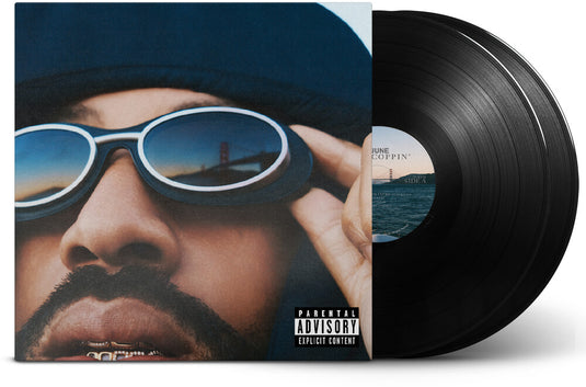 the album cover for Larry June - Who Coppin [Black]