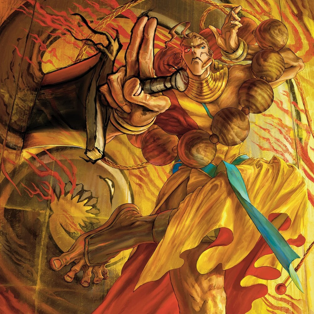 the album cover for Night Warriors: Darkstalkers - O.S.T. (Colv) (Red) - Night Warriors: Darkstalkers - O.S.T. [Colored Vinyl] (Red)