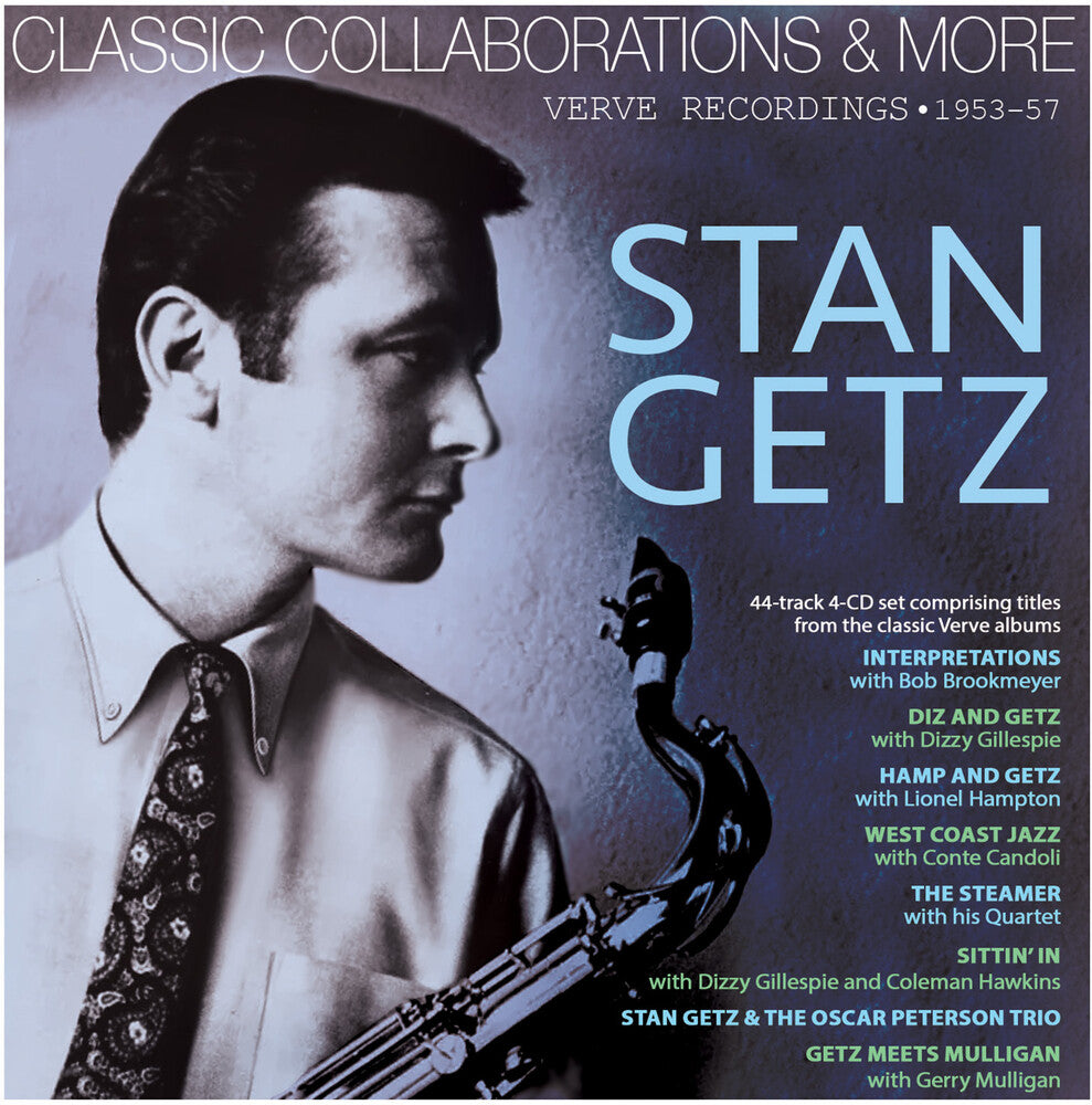 the album cover for Stan Getz - Classic Collaborations & More: Verve Recordings