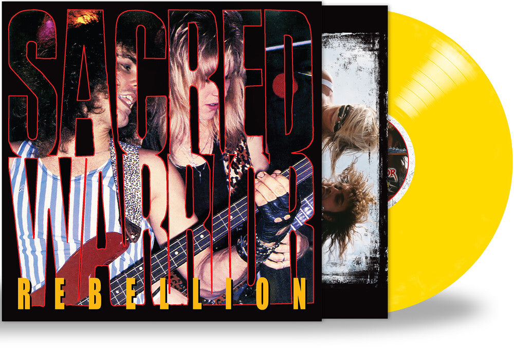 the album cover for Sacred Warrior - Rebellion [Colored Vinyl] [Limited Edition] [Remastered]
