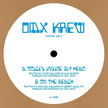 the album cover for Dmx Krew - Voices Inside My Head On The Beach