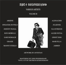 the album cover for Apt-9 Recordings Vol. 3 / Various - Apt-9 Recordings Vol. 3 / Various