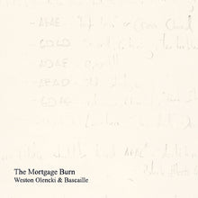 the album cover for Weston Olencki - Mortgage Burn