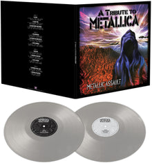 the album cover for Various Artists - Metallic Assault - A Tribute to Metallica