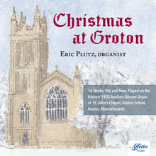 the album cover for Eric Plutz - Christmas At Groton