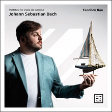 the album cover for Teodoro Bau - Bach: Partitas For Viola Da Gamba