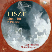 the album cover for Mattia Ometto - Liszt: Music For 2 Pianos