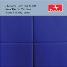 the album cover for Azusa Shimizu - J.S. Bach: Bwv 828 & 830 From The Six Partitas