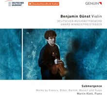 the album cover for Benjamin Gunst - Submergence