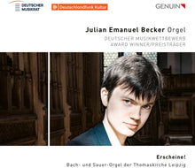 the album cover for Julian Becker  Emanuel - Erscheine!