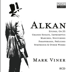 the album cover for Mark Viner - Alkan: Etudes Op. 35 Grande Sonate Impromptus