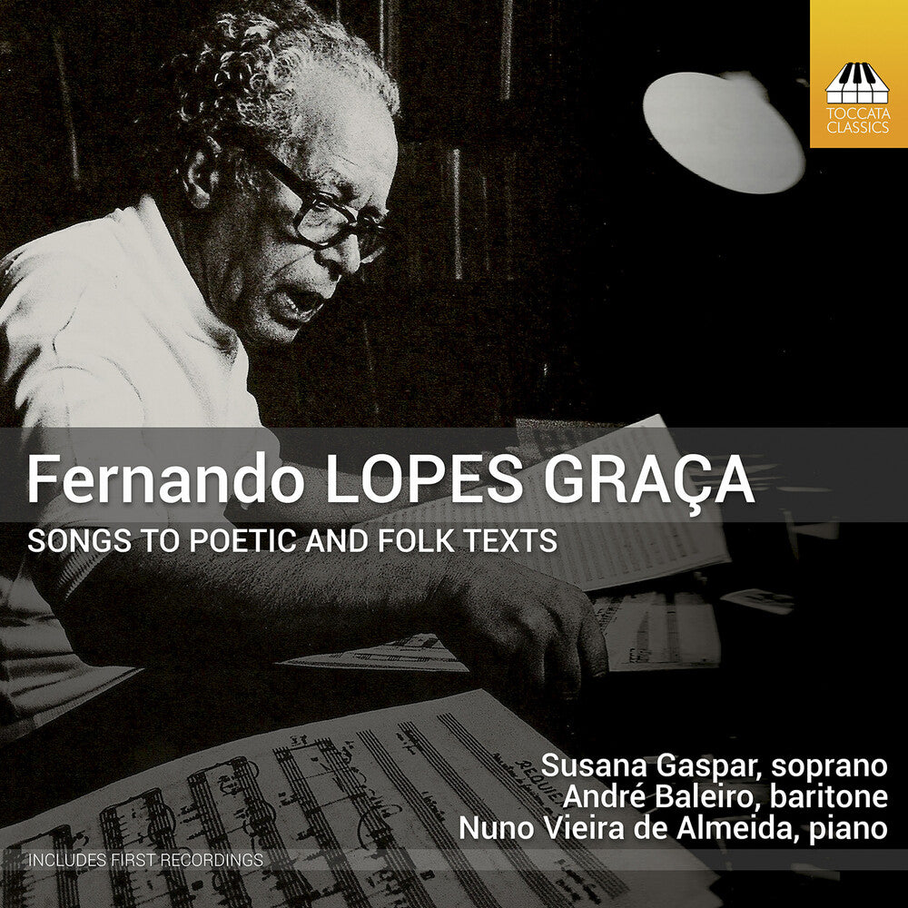 the album cover for Susana Gaspar - Fernando Lopes Graca: Songs To Poetic & Folk Texts
