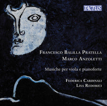 the album cover for Federica Cardinali - Pratella & Anzoletti: Music For Viola & Piano