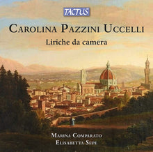 the album cover for Marina Comparato - Pazzini Uccelli: Art Songs