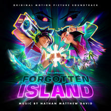 the album cover for Nathan David  Matthew (Colv) (Purp) (Teal) - Forgotten Island - O.S.T. [Colored Vinyl] (Purp) (Teal)