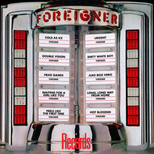 the album cover for Foreigner - Records: Greatest Hits [Limited Edition] (Aniv)