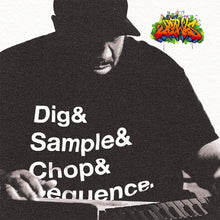 the album cover for J. Rawls - Dig, Sample, Chop, Sequence