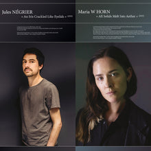 the album cover for Jules Negrier - Iris Crackled Like Eyelids / All Solids Melt Into