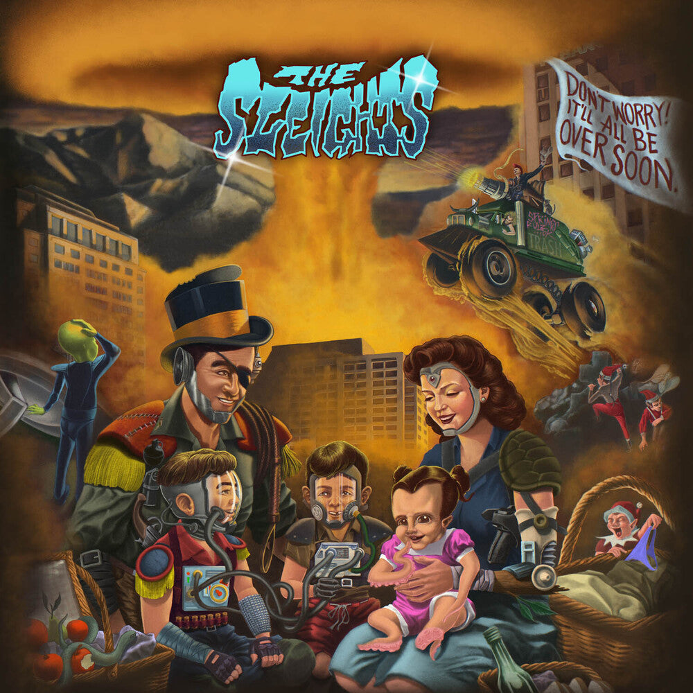 the album cover for Sleights - Dont Worry Itll All Be Over Soon