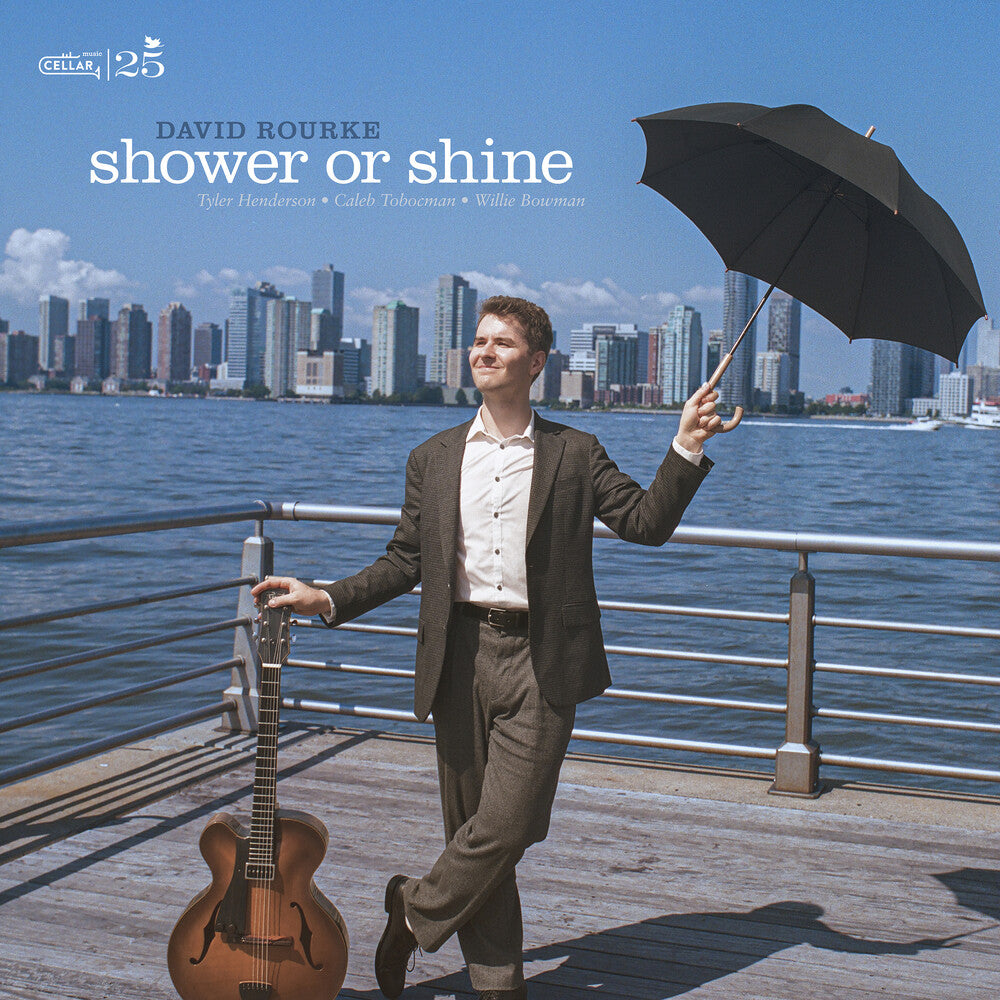 the album cover for David Rourke - Shower Or Shine
