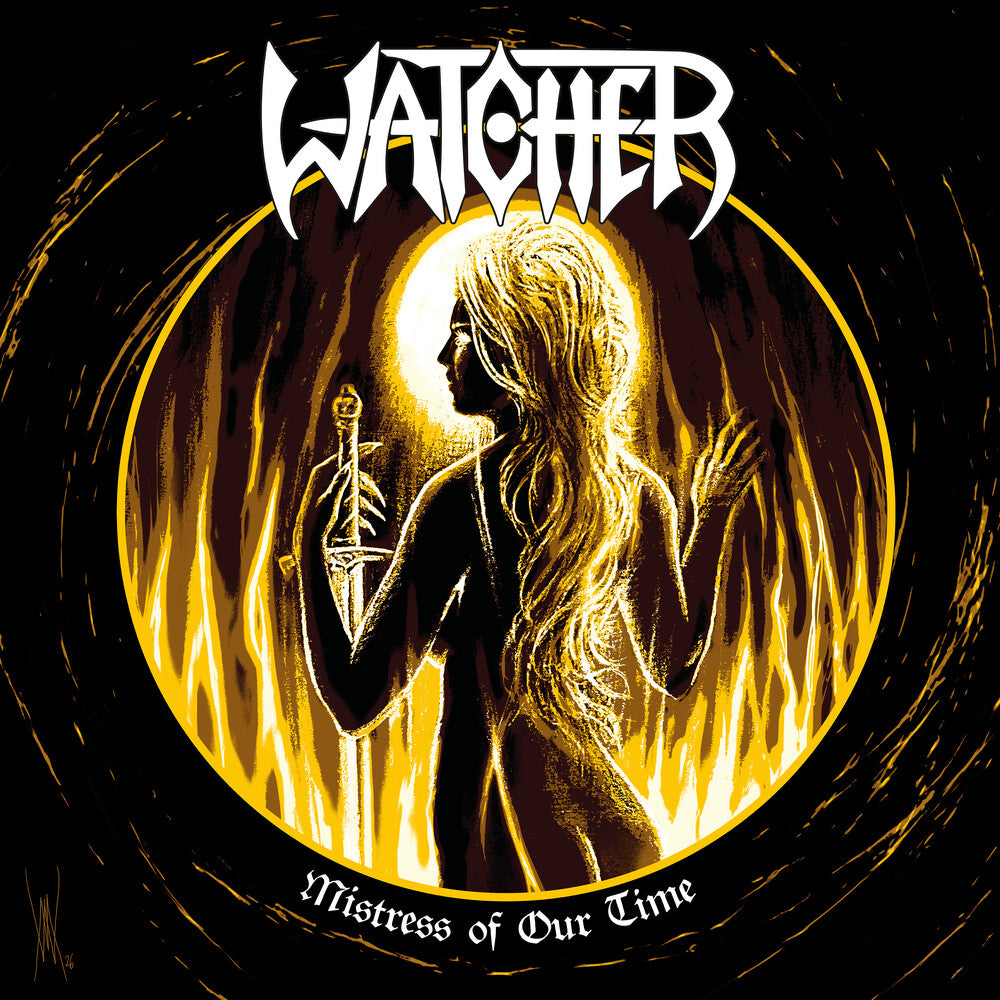 the album cover for Watcher - Mistress Of Our Time