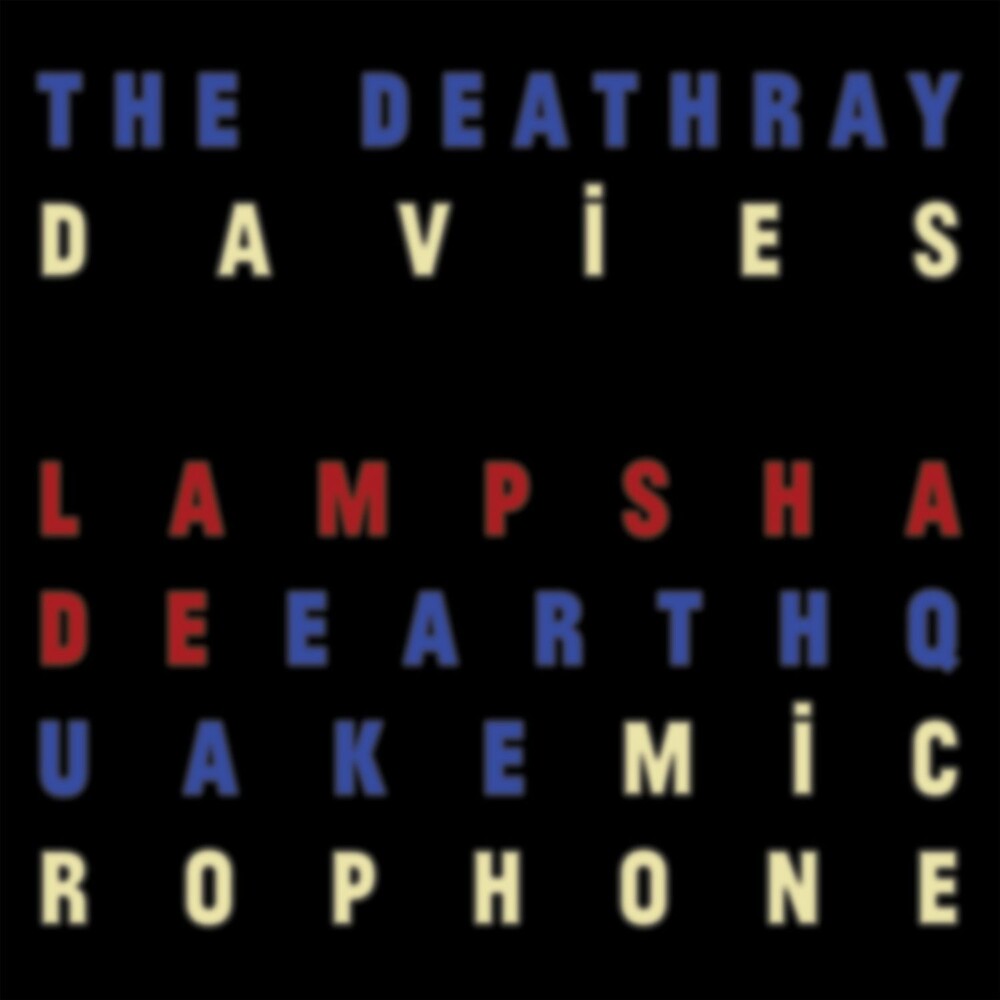 the album cover for Deathray Davies - Lampshade Earthquake Microphone