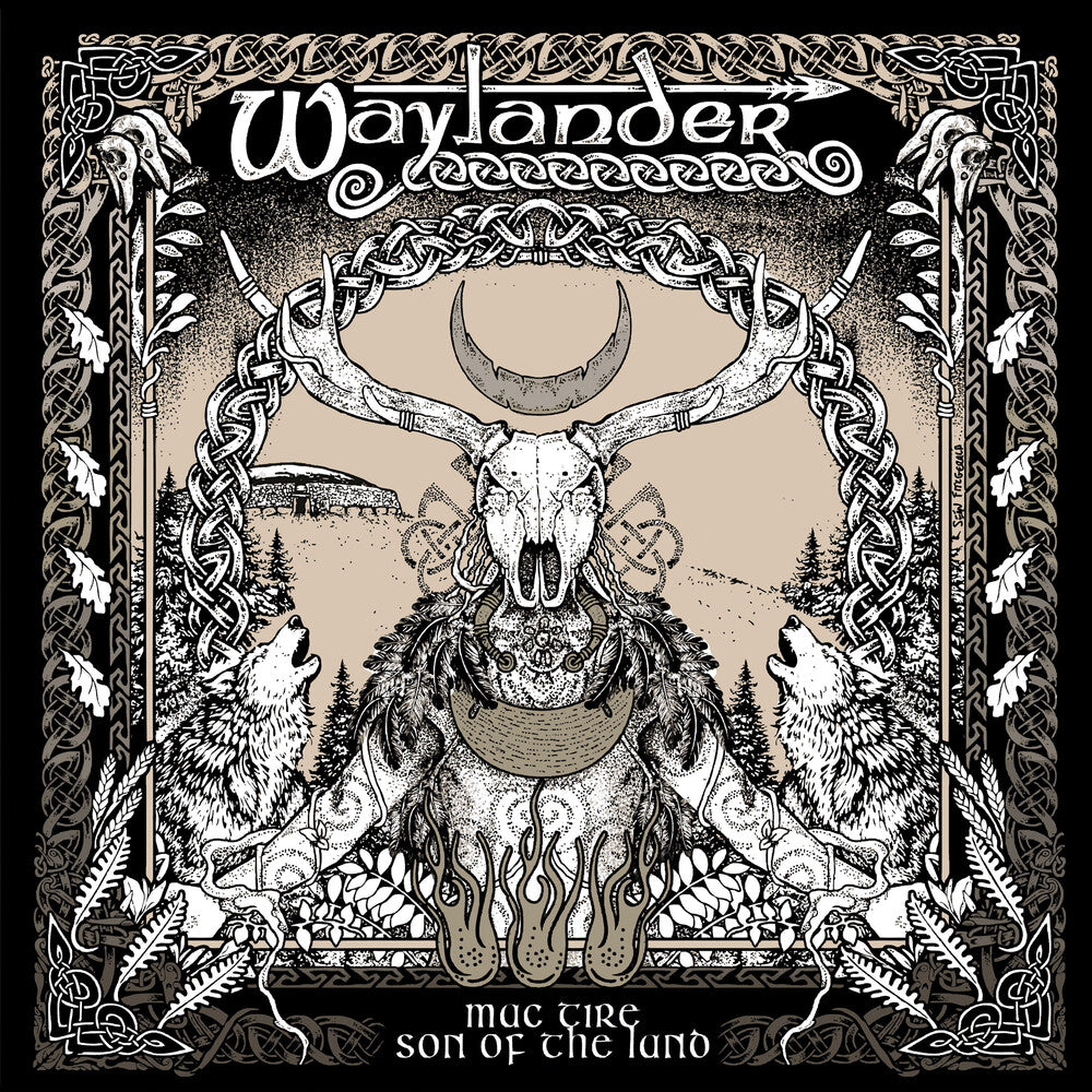 the album cover for Waylander - Mac Tire: Son Of The Land