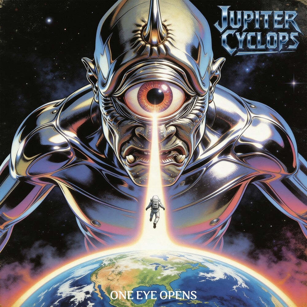 the album cover for Jupiter Cyclops - One Eye Opens