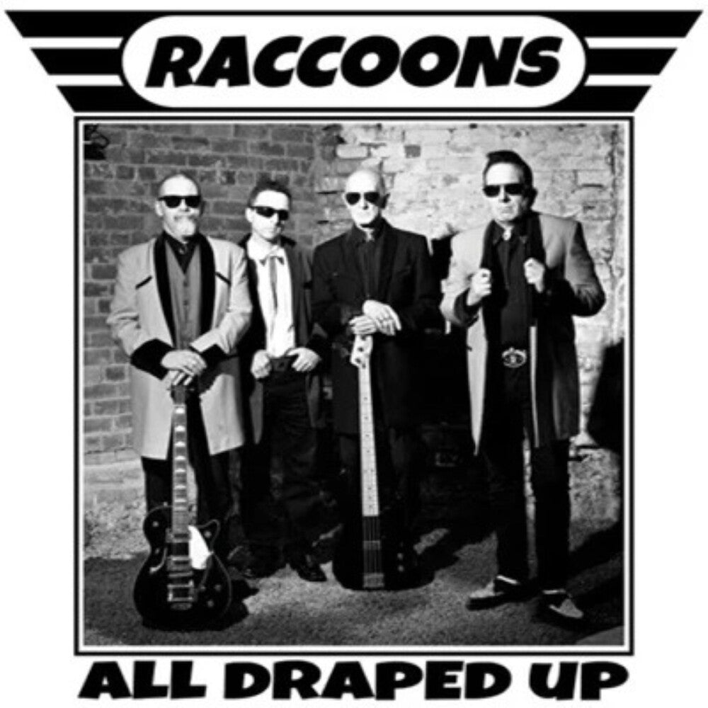 the album cover for Racoons - All Draped Up