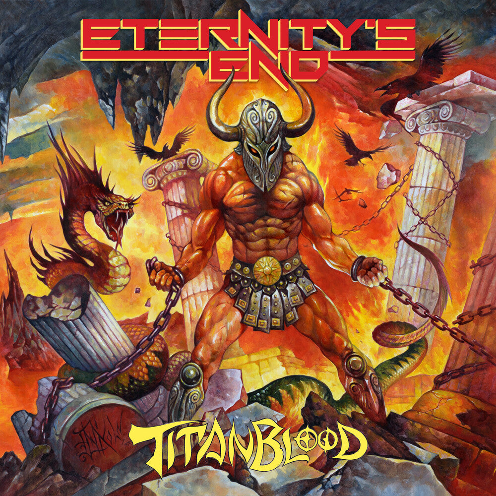 the album cover for Eternity's End - Titanblood