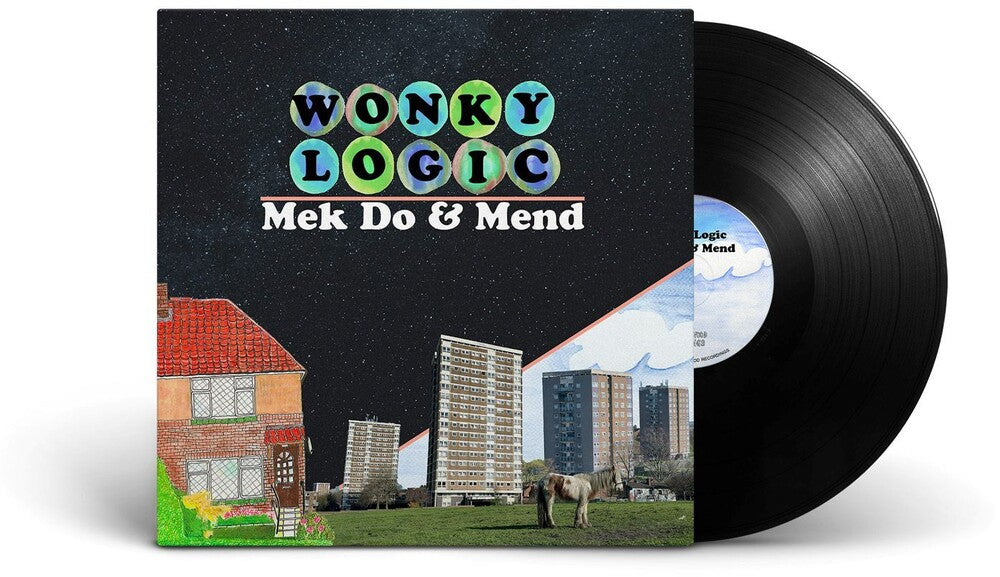 the album cover for Wonky Logic - Mek Do & Mend