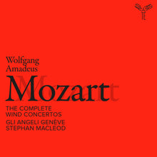 the album cover for Gli Geneve  Angeli - Mozart: The Complete Wind Concertos