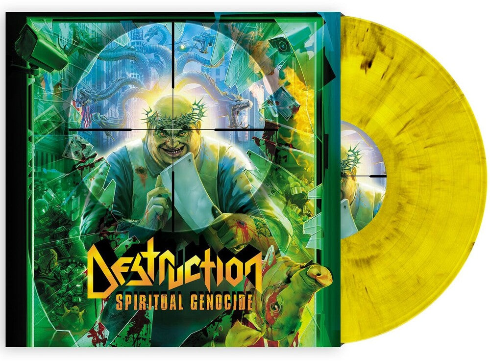 the album cover for Destruction - Spiritual Genocide [Colored Vinyl] (Gate) [Limited Edition]