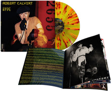 the album cover for Robert Calvert - Hype [Orange Red Yellow Splatter]