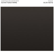 the album cover for Alva Noto - Schattenstimme (Soundtrack For A Missing - Pt 2)