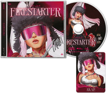 the album cover for K/DA, League of Legends - FIRESTARTER (EP) [Akali Edition]