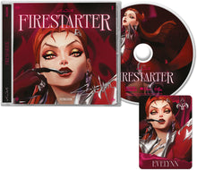the album cover for K/DA, League of Legends - FIRESTARTER (EP) [Evelynn Edition]