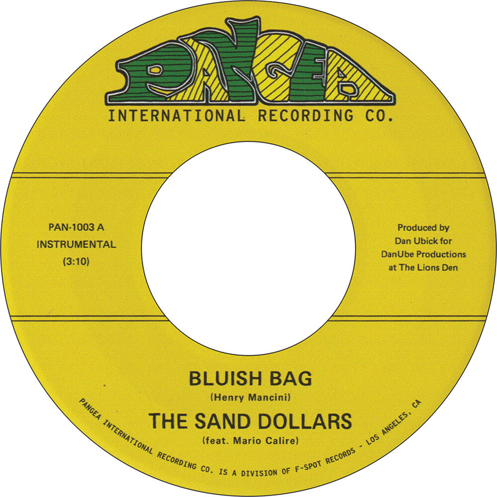 the album cover for The Sand Dollars - Bluish Bag b/w Moon Goddess