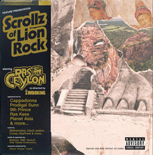 the album cover for Ras Ceylon - Scrollz Of Lion Rock