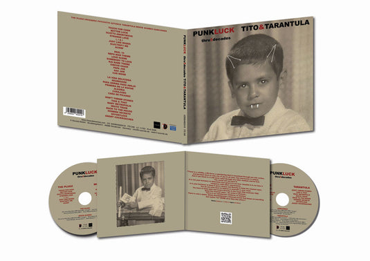 the album cover for Tito & Tarantula - Punk Luck Thru 5 Decades