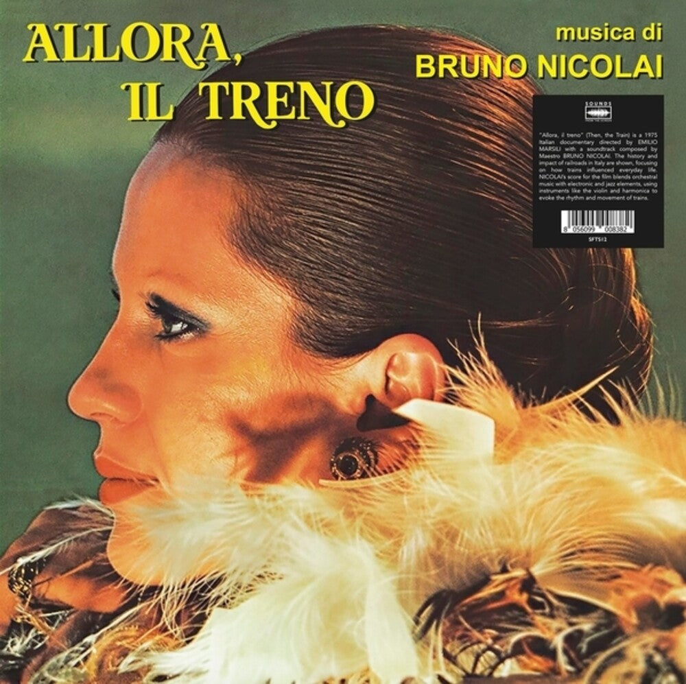 the album cover for Bruno Nicolai  (Cvnl) - Allora Il Treno [Clear Vinyl]