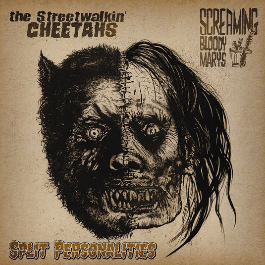 the album cover for Streetwalkin' Cheetahs - Split Personalities