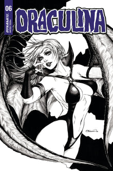 Draculina #6 H 1:25 Collette Turner B&W (09/14/2022) Dynamite